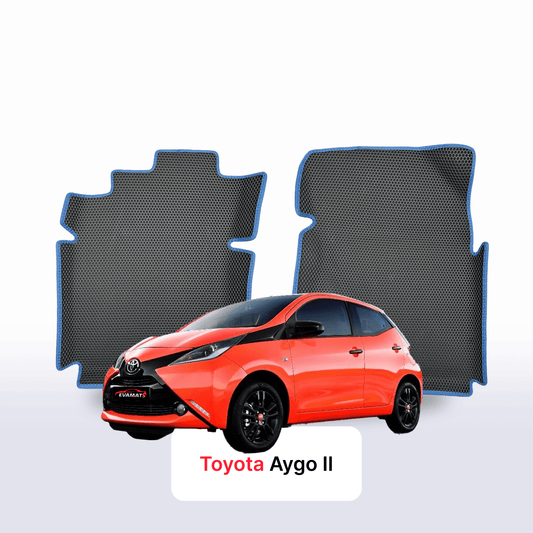 Car mats EVA for Toyota Aygo 2 gen 2014-2023 year HATCHBACK 5 door