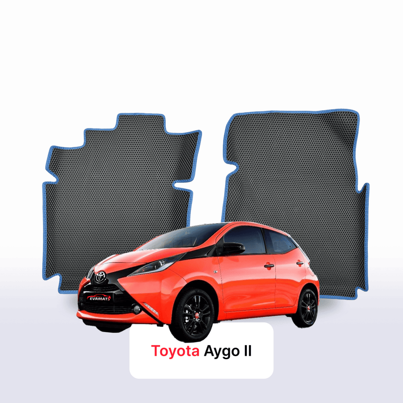 Car mats EVA for Toyota Aygo 2 gen 2014-2023 year HATCHBACK 5 door