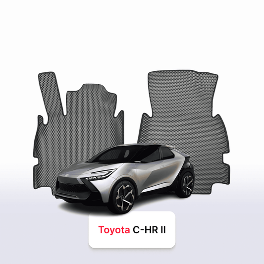Car mats EVA for Toyota C-HR 2 gen 2023-2027 year SUV + EVA heel pad