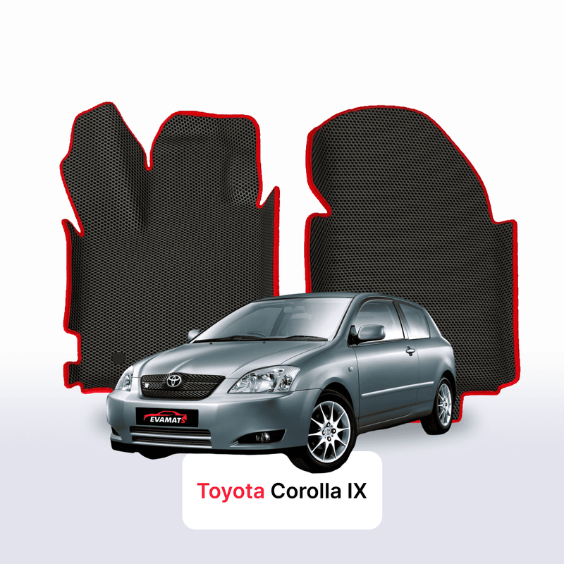 Car mats EVA for Toyota Corolla 9 gen 2000-2007 year HATCHBACK 3 door