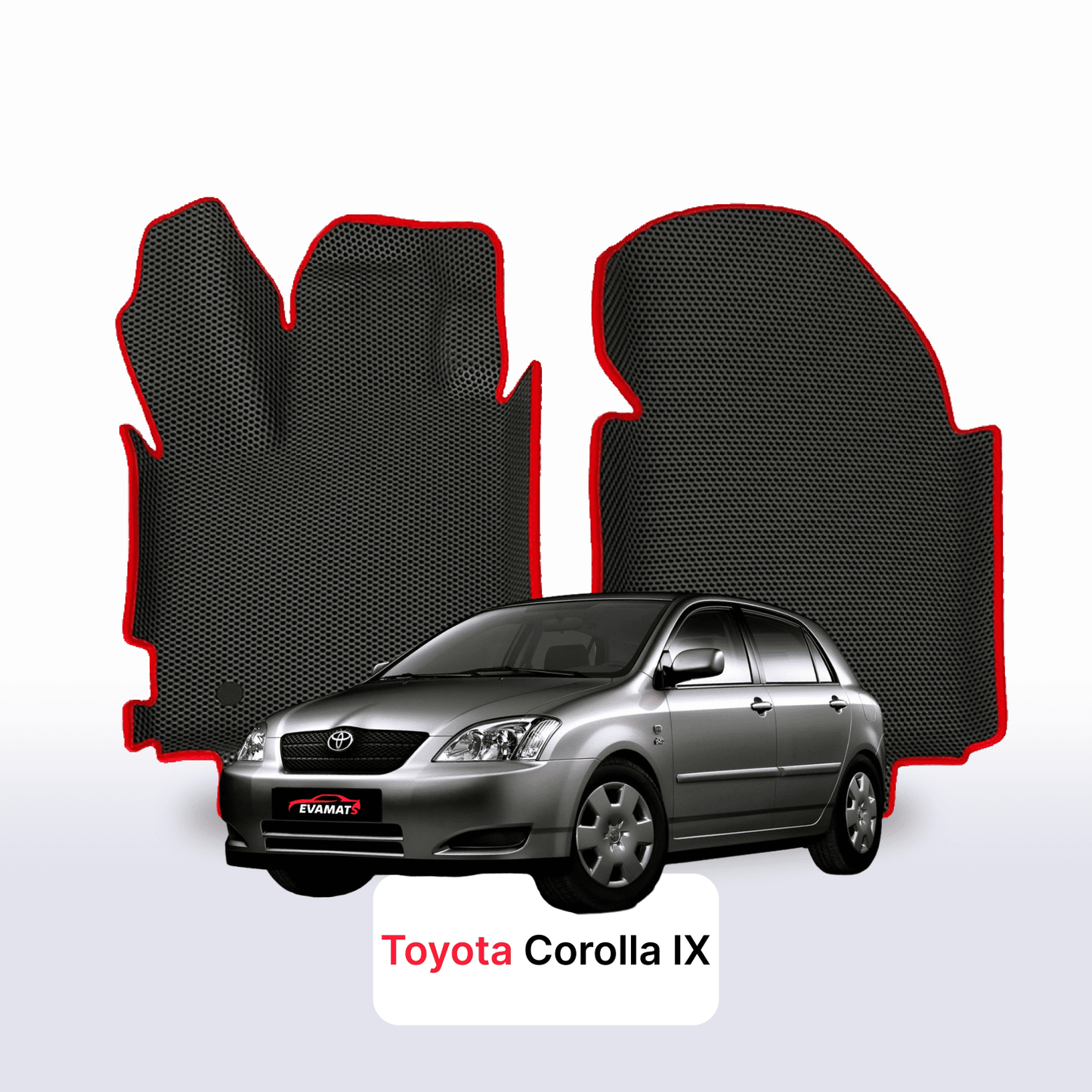 Car mats EVA for Toyota Corolla 9 gen 2000-2007 year HATCHBACK 5 door
