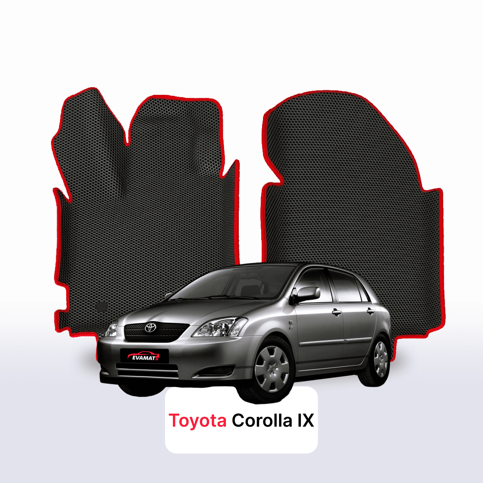 Car mats EVA for Toyota Corolla 9 gen 2000-2007 year HATCHBACK 5 door