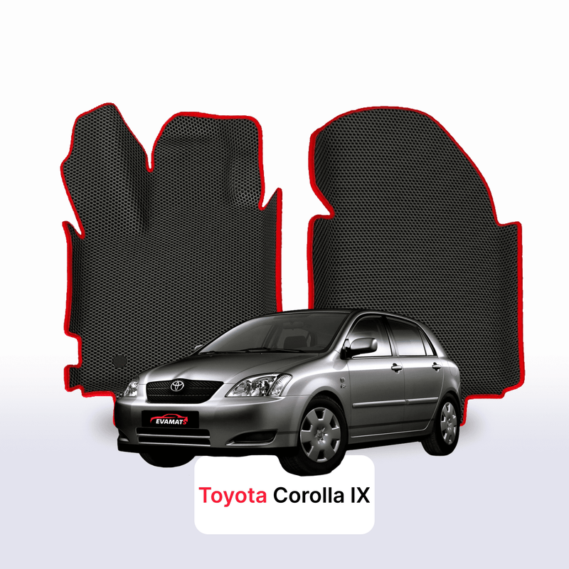 Car mats EVA for Toyota Corolla 9 gen 2000-2007 year HATCHBACK 5 door