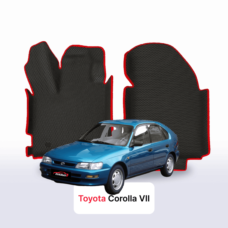 Car mats EVA for Toyota Corolla 7 gen 1992-1997 year HATCHBACK 5 door