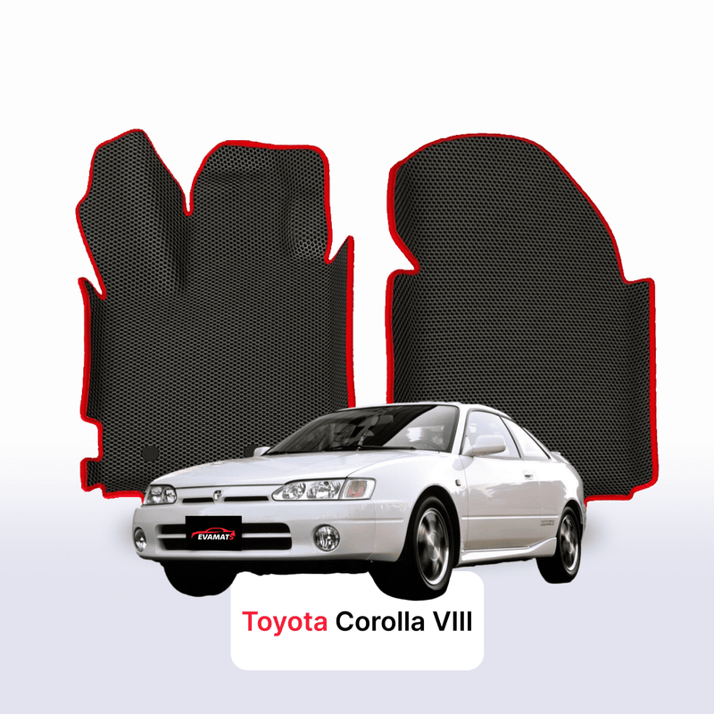 Car mats EVA for Toyota Corolla 8 gen 1995-2000 year COUPE