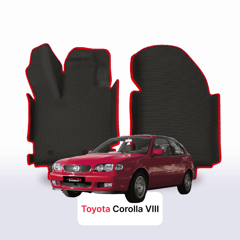 Car mats EVA for Toyota Corolla 8 gen 1997-2002 year HATCHBACK 3 door
