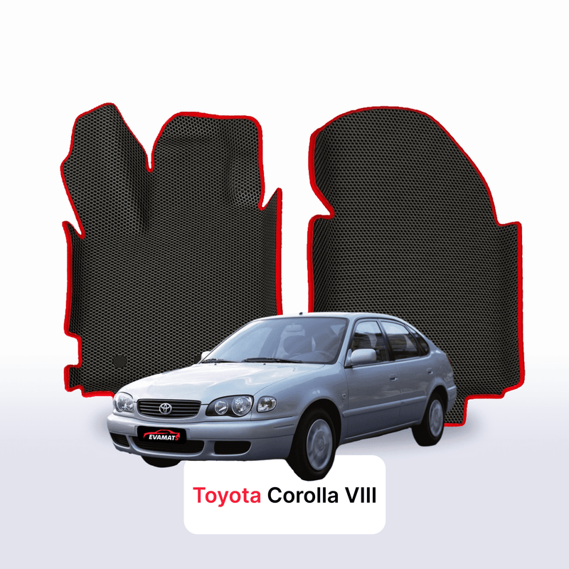 Car mats EVA for Toyota Corolla 8 gen 1995-2002 year HATCHBACK 5 door