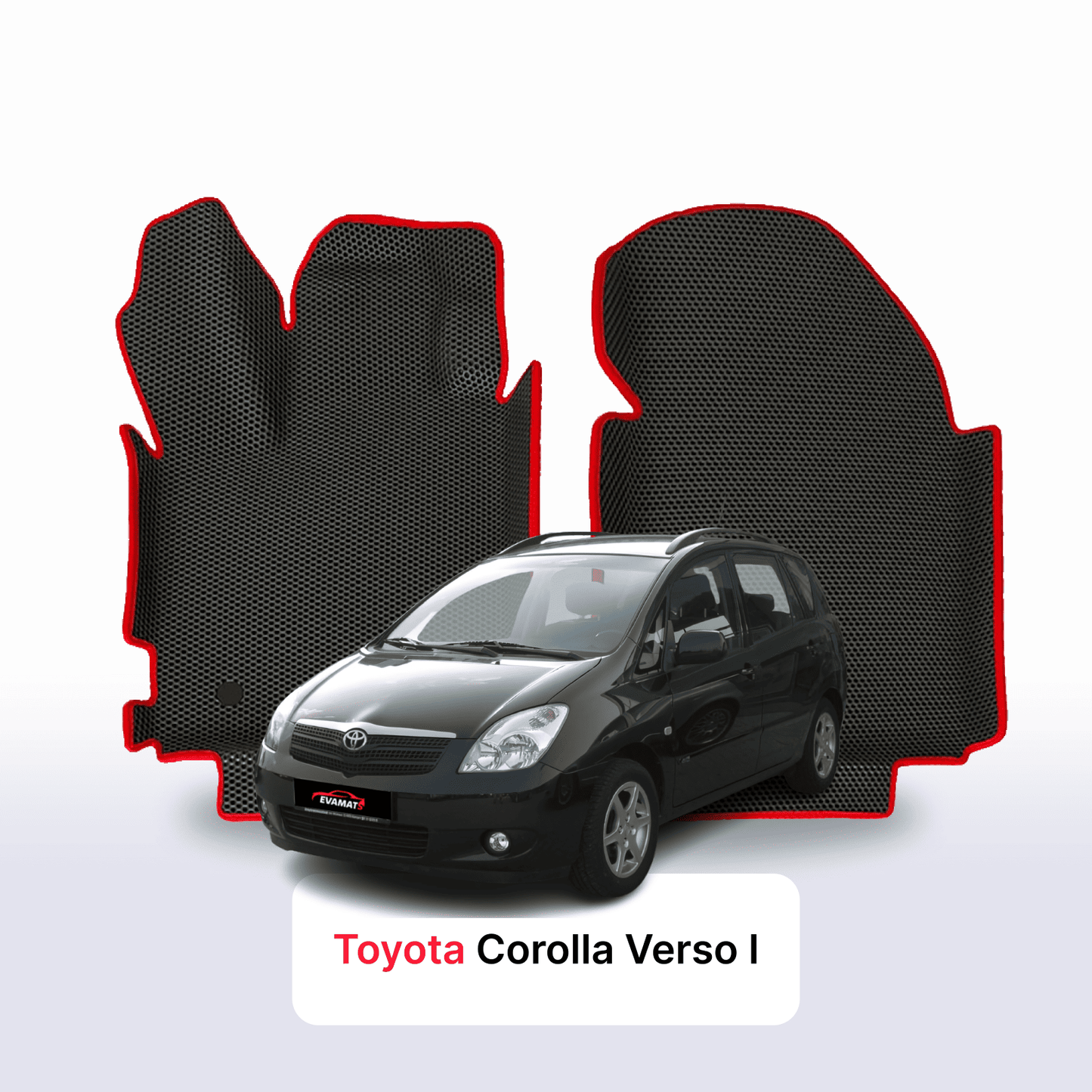 Car mats EVA for Toyota Corolla Verso 1 gen 2001-2004 year MINIVAN