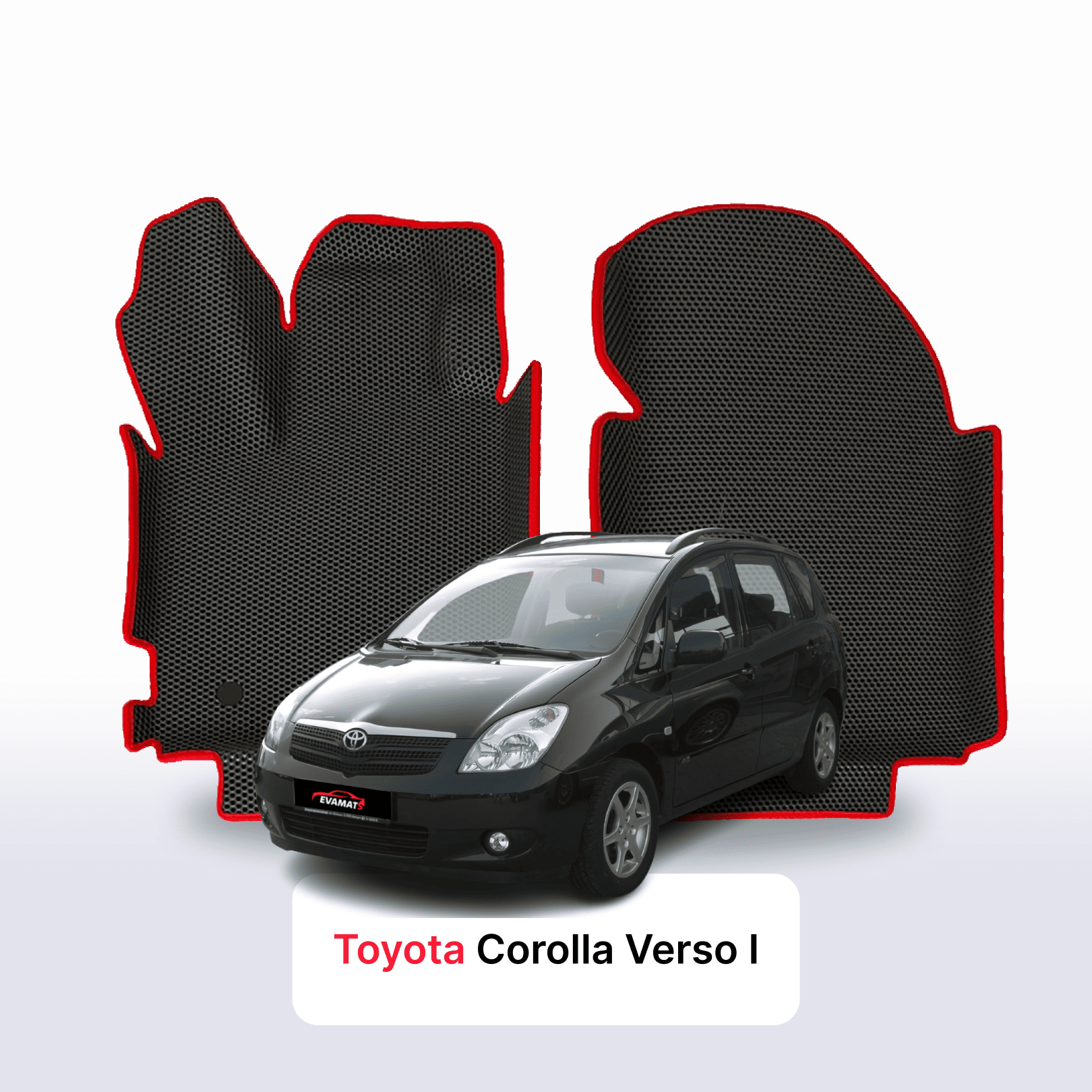 Car mats EVA for Toyota Corolla Verso 1 gen 2001-2004 year MINIVAN