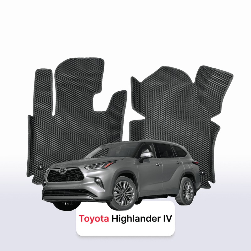 Car mats EVA for Toyota Highlander 4 gen 2019-2027 year SUV 5 door