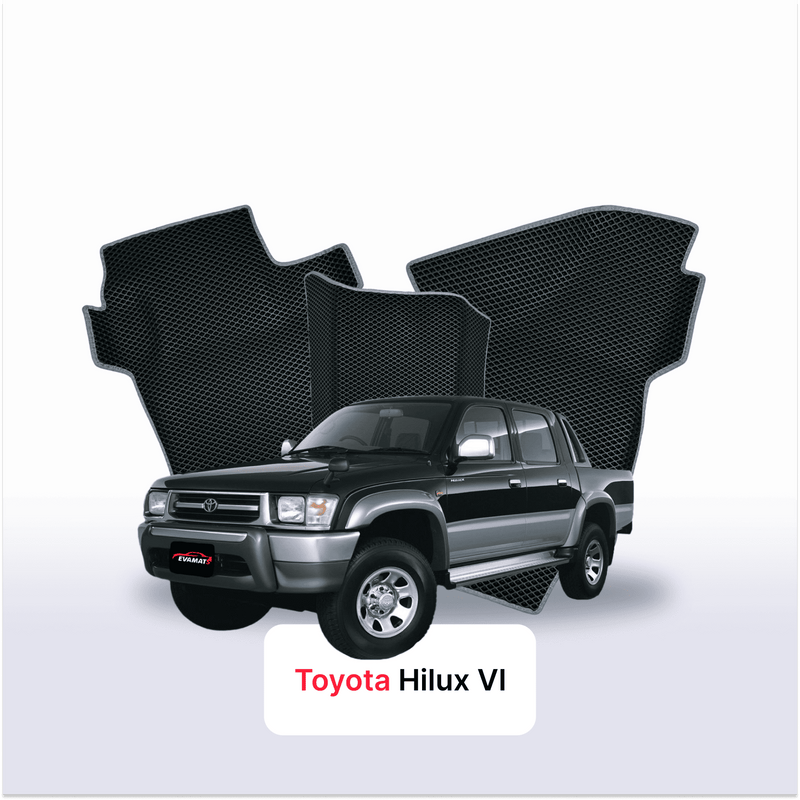 Car mats EVA for Toyota Hilux 6 gen 1997-2005 year PICK-UP double cabin