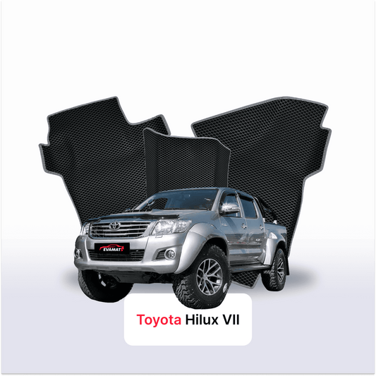 Car mats EVA for Toyota Hilux 7 gen 2004-2015 year PICK-UP double cabin