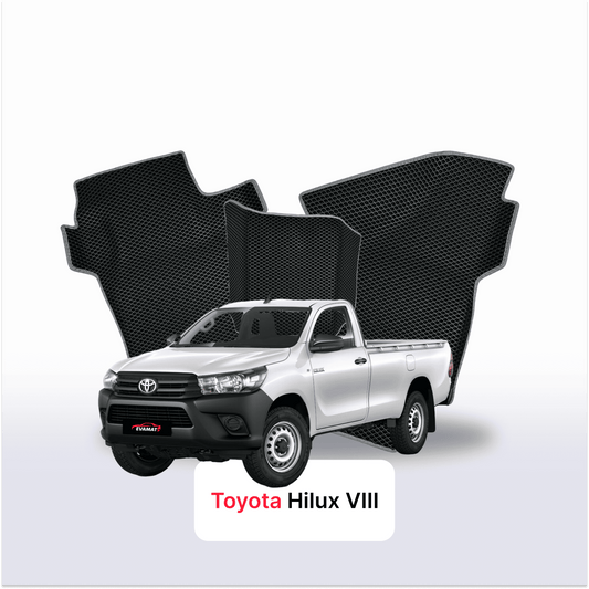 Car mats EVA for Toyota Hilux 8 gen 2015-2026 year PICK-UP single cabin