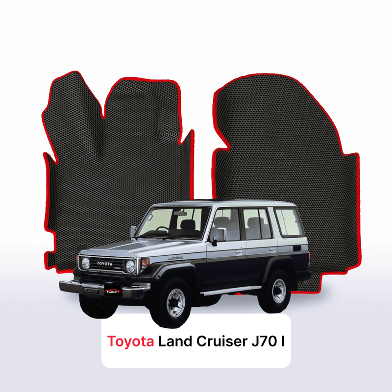 Car mats EVA for Toyota Land Cruiser J70 1984-2007 year SUV 5 door