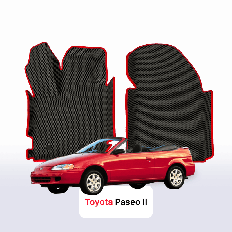Car mats EVA for Toyota Paseo 2 gen 1991-1999 year CABRIO