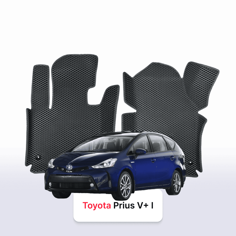Car mats EVA for Toyota Prius v+ 2 gen 2014-2023 year MINIVAN