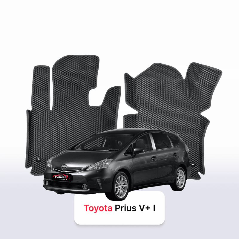 Car mats EVA for Toyota Prius v+ 1 gen 2011-2014 year MINIVAN