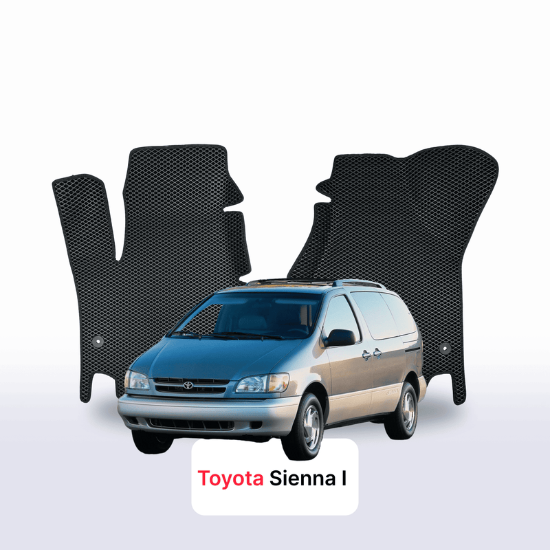 Car mats EVA for Toyota Sienna 1 gen 1997-2003 year MINIVAN