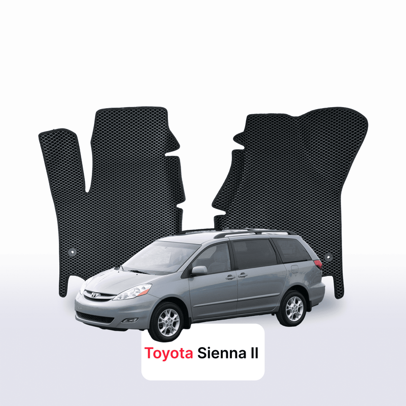 Car mats EVA for Toyota Sienna 2 gen 2003-2010 year MINIVAN