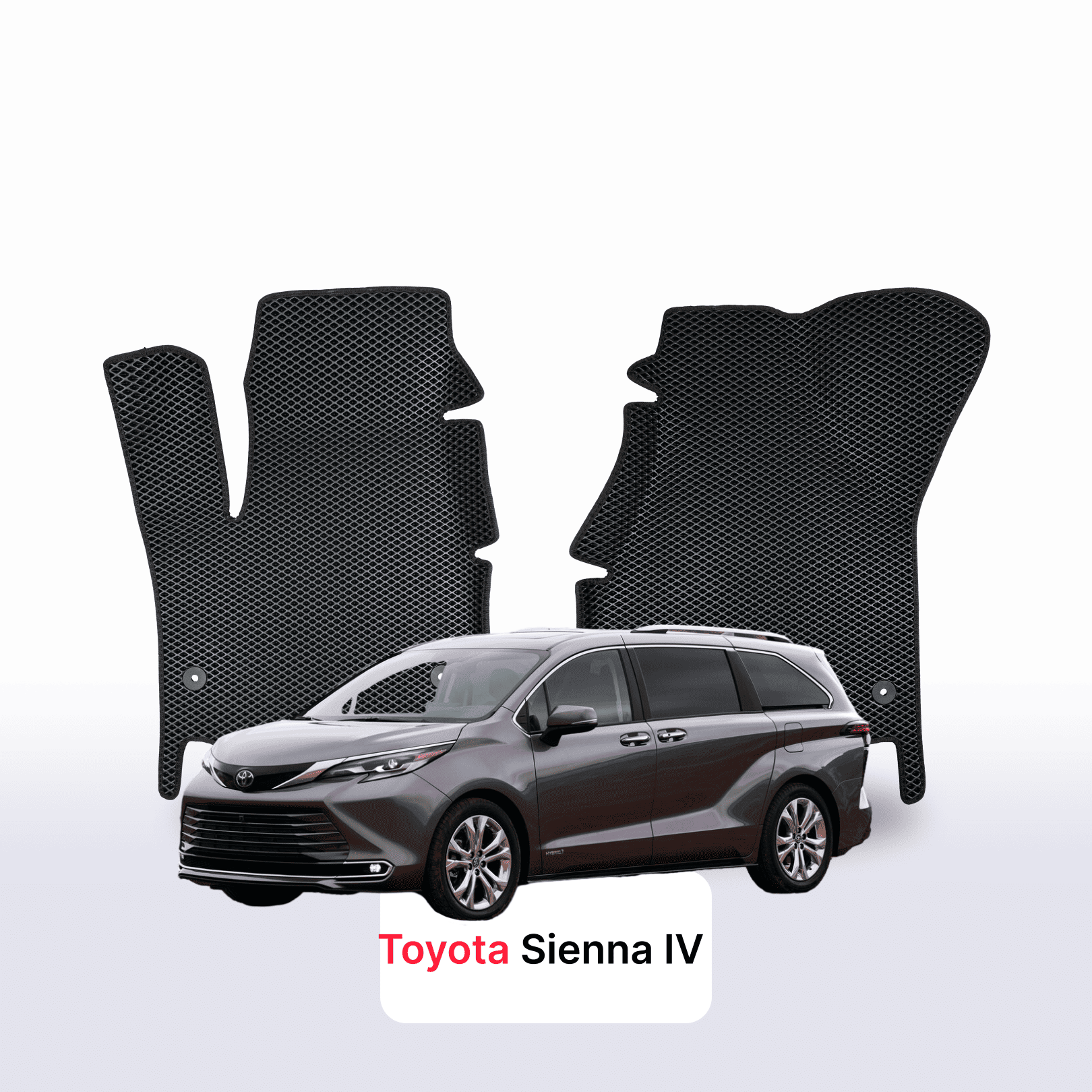 Car mats EVA for Toyota Sienna 4 gen 2020-2028 year MINIVAN