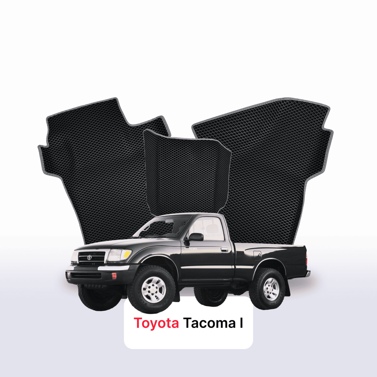 Car mats EVA for Toyota Tacoma 1 gen 1995-2004 year PICK-UP single cabin