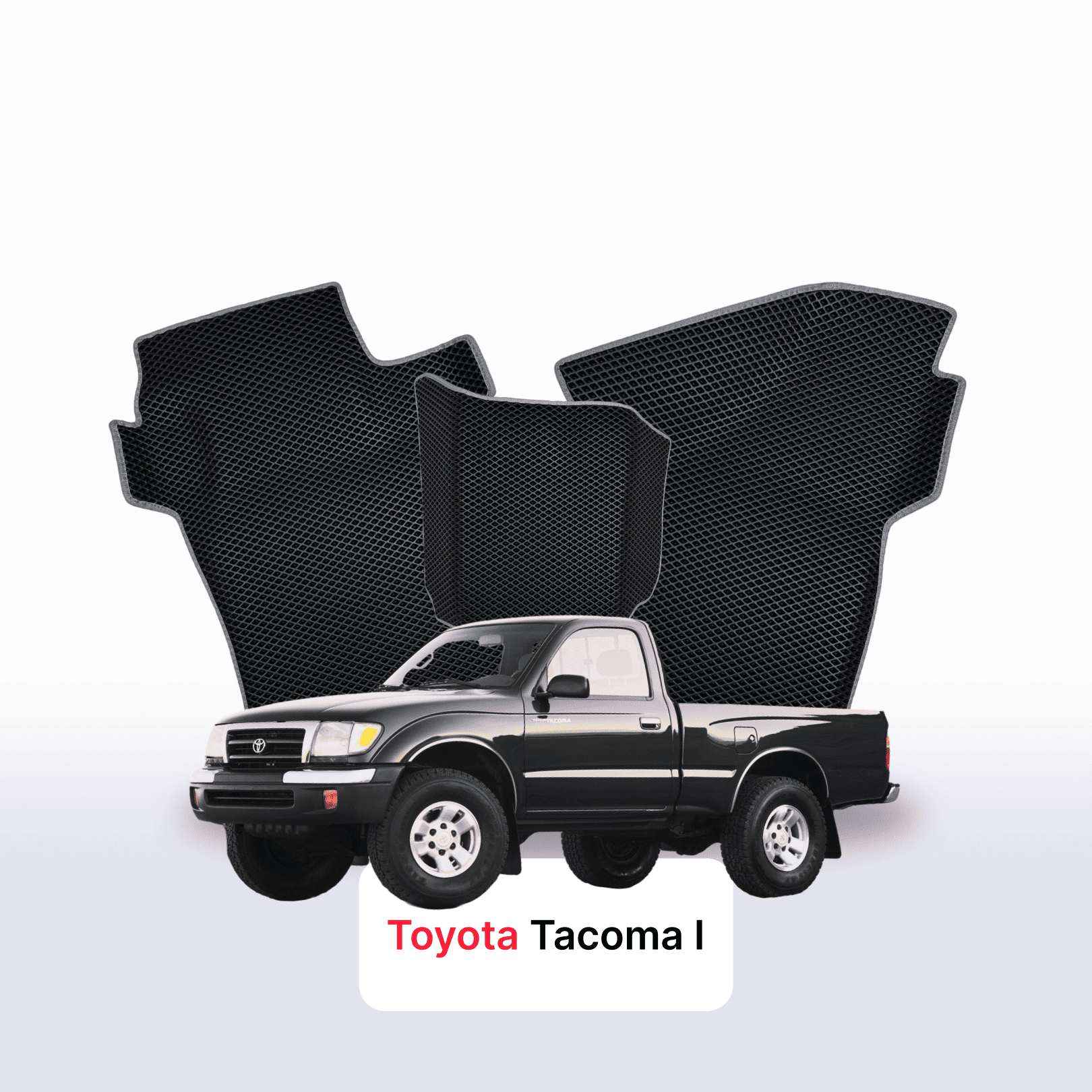 Car mats EVA for Toyota Tacoma 1 gen 1995-2004 year PICK-UP single cabin