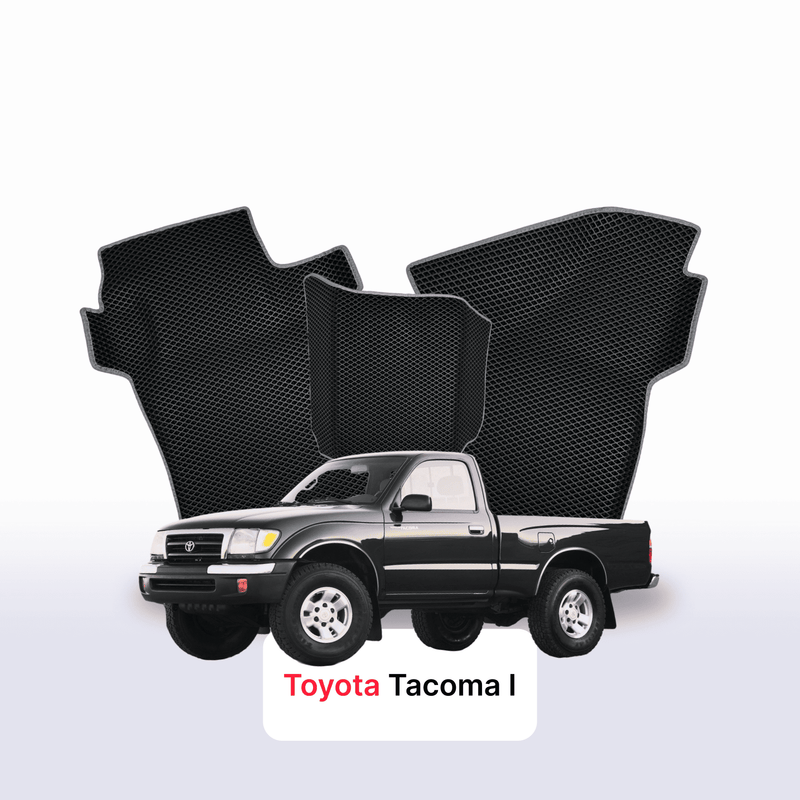 Car mats EVA for Toyota Tacoma 1 gen 1995-2004 year PICK-UP single cabin