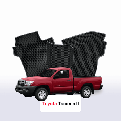 Car mats EVA for Toyota Tacoma 2 gen 2004-2015 year PICK-UP single cabin