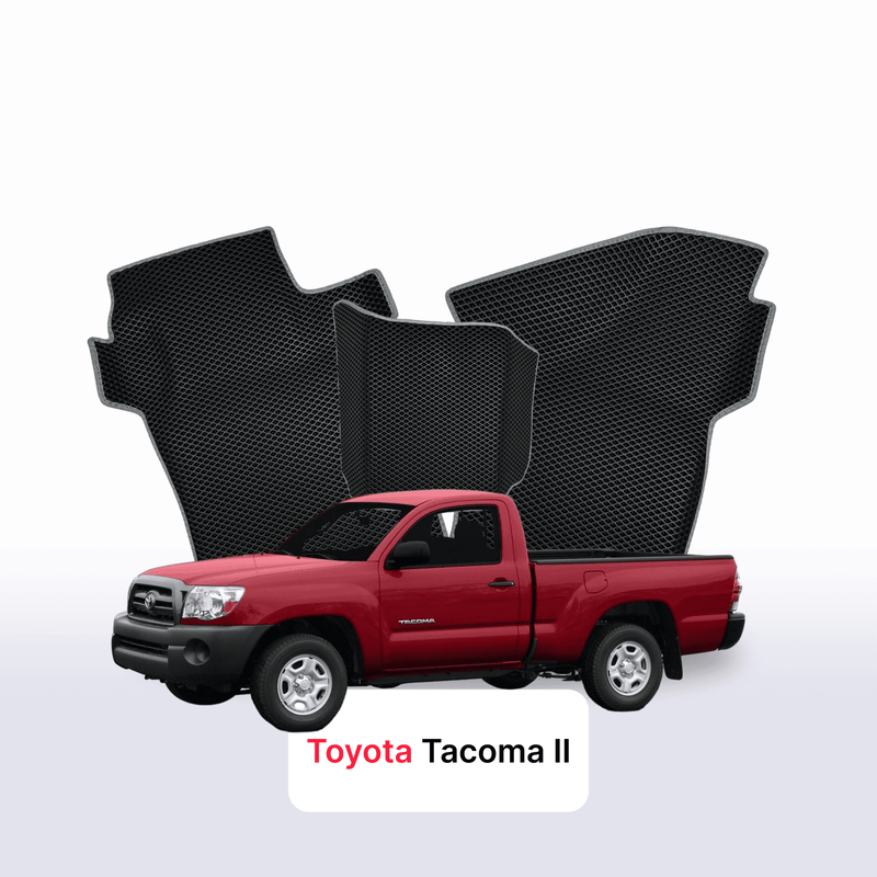 Car mats EVA for Toyota Tacoma 2 gen 2004-2015 year PICK-UP single cabin