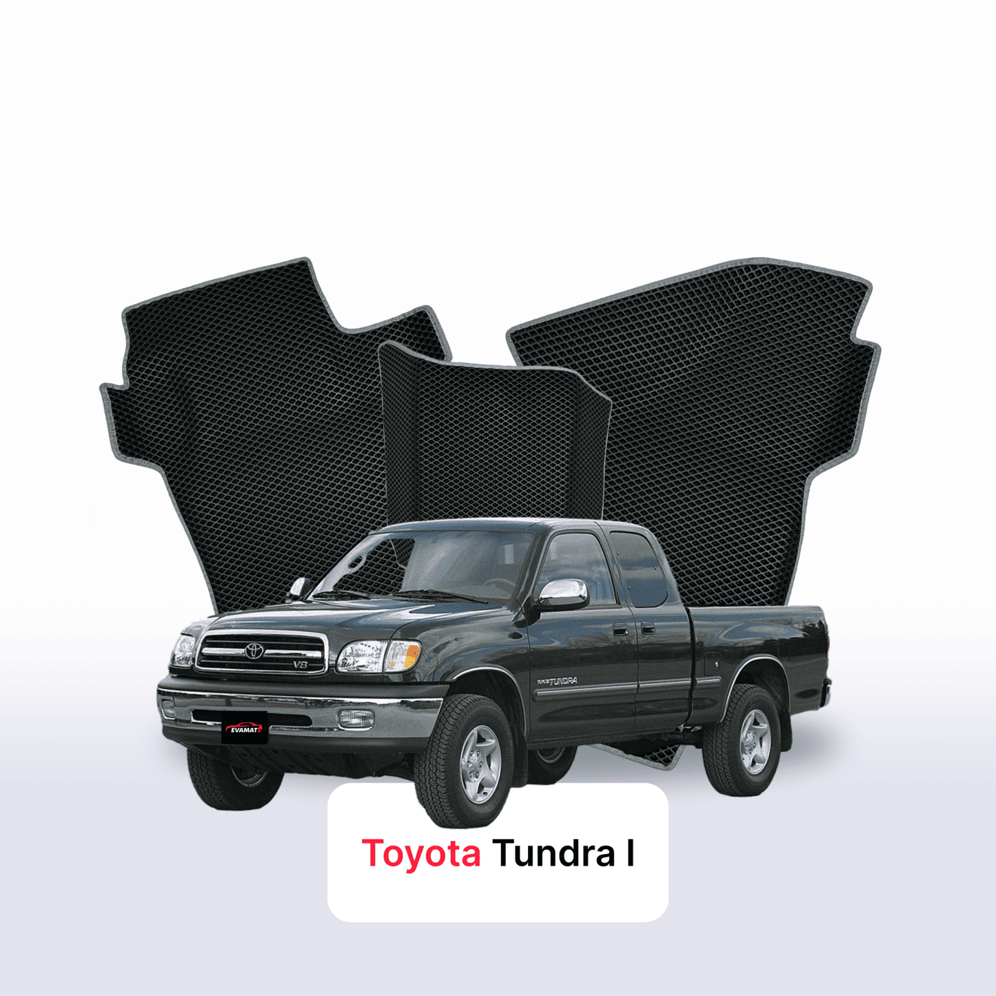 Car mats EVA for Toyota Tundra 1 gen 2000-2006 year PICK-UP double cabin