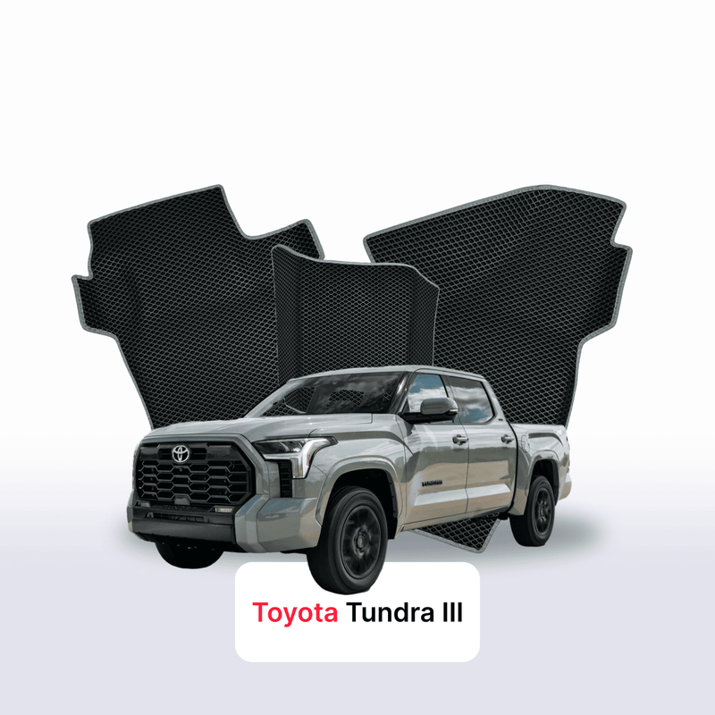Car mats EVA for Toyota Tundra 3 gen 2021-2024 year PICK-UP double cabin
