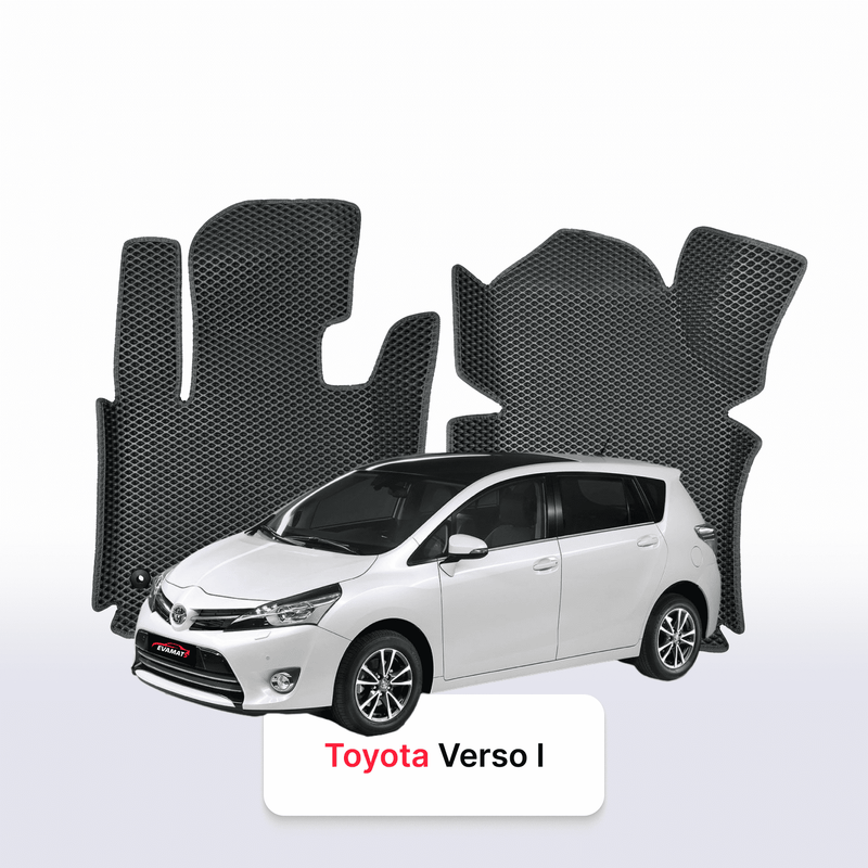 Car mats EVA for Toyota Verso 1 gen 2009-2018 year MINIVAN 7 seater
