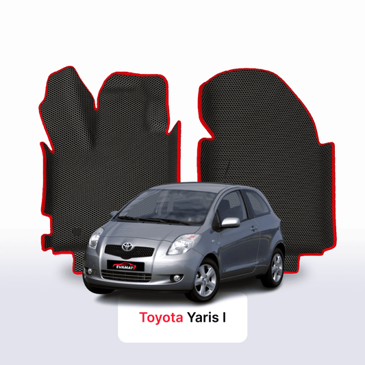 Car mats EVA for Toyota Yaris 2 gen 2005-2012 year HATCHBACK 3 door