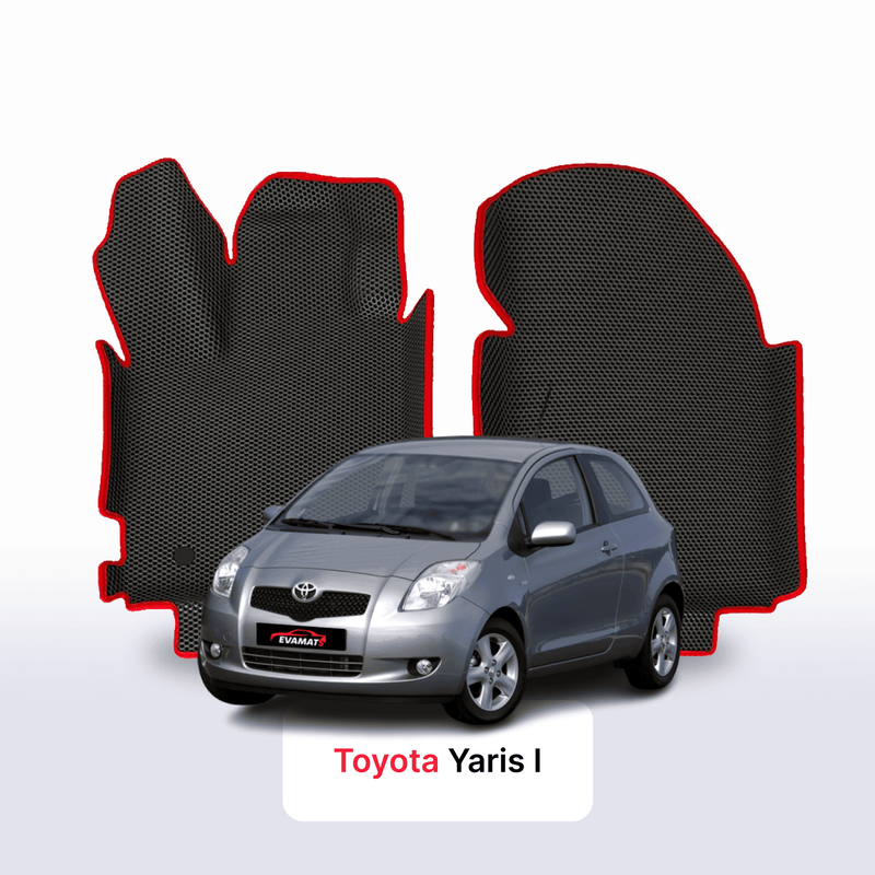 Car mats EVA for Toyota Yaris 2 gen 2005-2012 year HATCHBACK 3 door