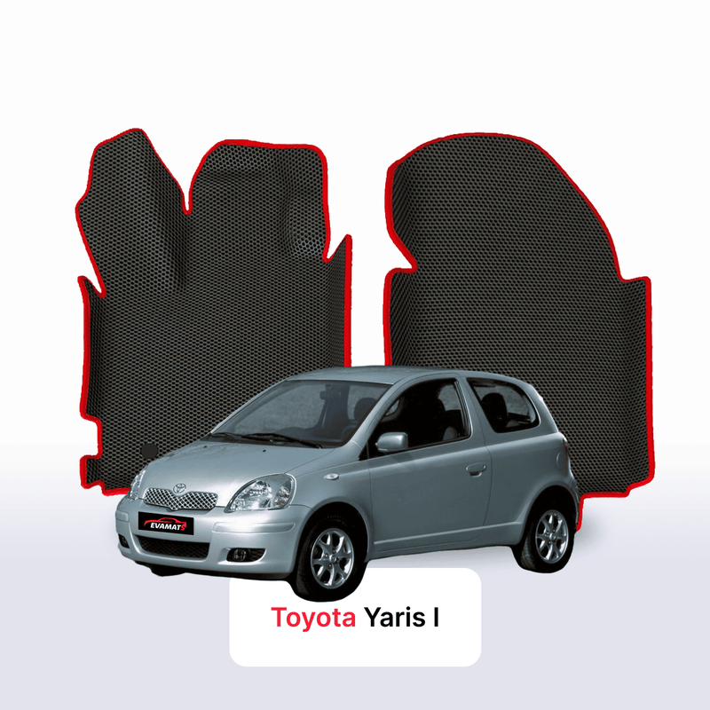 Car mats EVA for Toyota Yaris 1 gen 1999-2005 year HATCHBACK 3 door