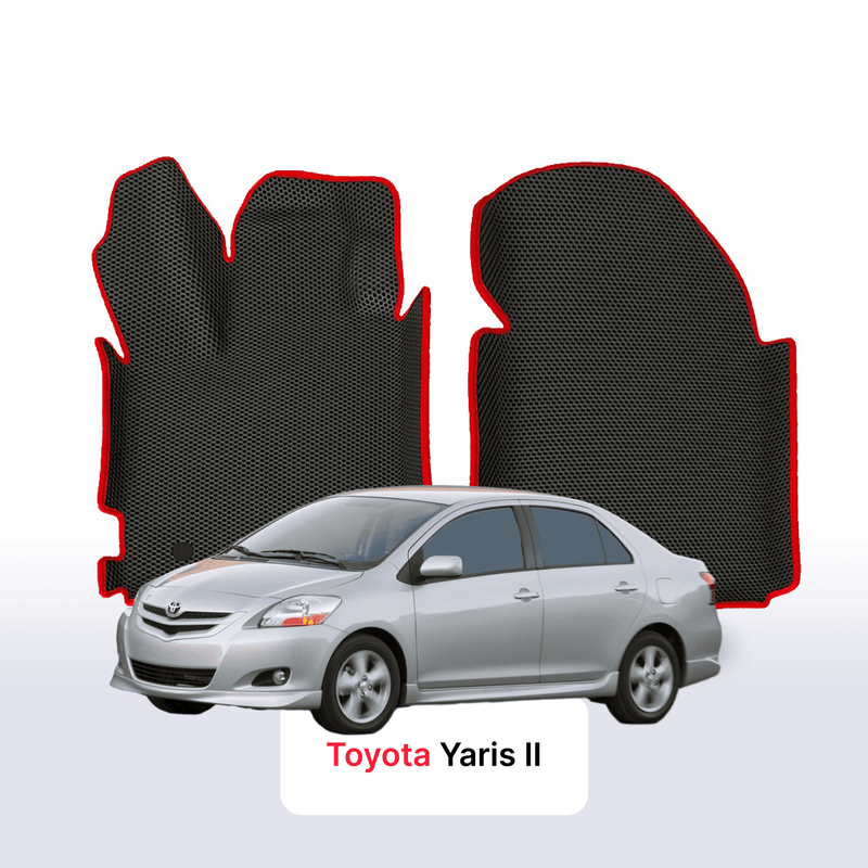 Car mats EVA for Toyota Yaris 2 gen 2005-2012 year SEDAN