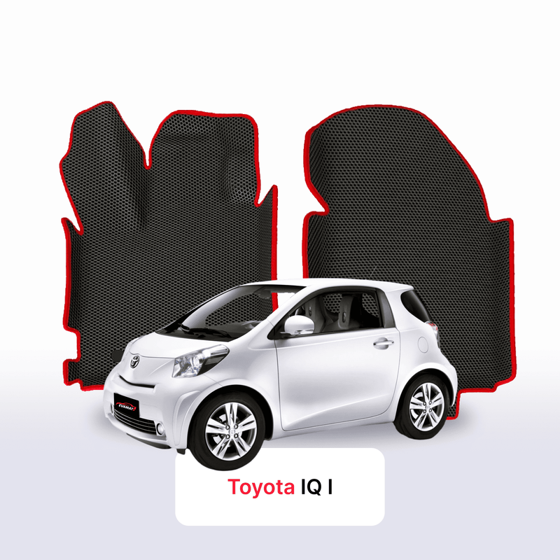 Car mats EVA for Toyota iQ 1 gen 2008-2015 year HATCHBACK 3 door