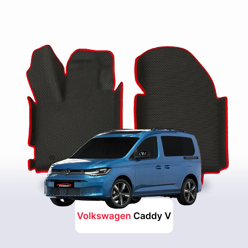 Car mats EVA for Volkswagen Caddy V gen 2020-2028 year MINIVAN 5  seater