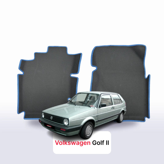 Car mats EVA for Volkswagen Golf(MK2) 2 gen 1983-1992 year HATCHBACK 3 door