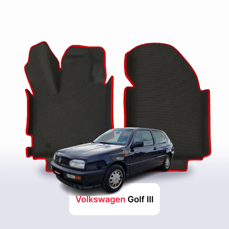 Car mats EVA for Volkswagen Golf(MK3) III gen 1991-2003 year HATCHBACK 3 door