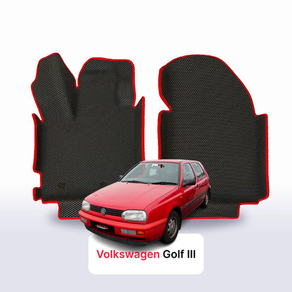 Car mats EVA for Volkswagen Golf(MK3) III gen 1991-2003 year HATCHBACK 5 door