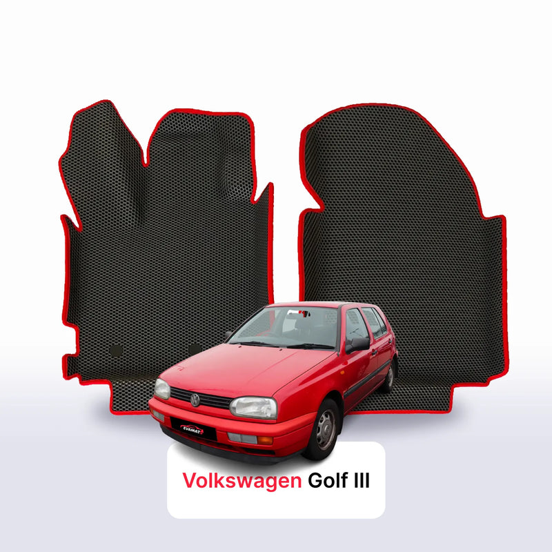 Car mats EVA for Volkswagen Golf(MK3) III gen 1991-2003 year HATCHBACK 5 door