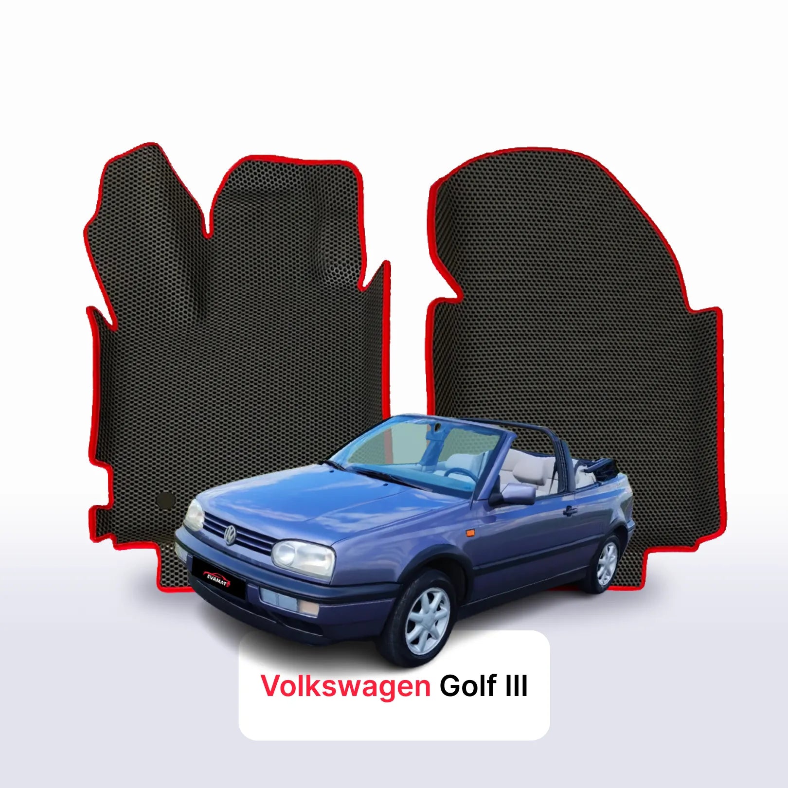Car mats EVA for Volkswagen Golf(MK3) III gen 1991-2003 year CABRIO