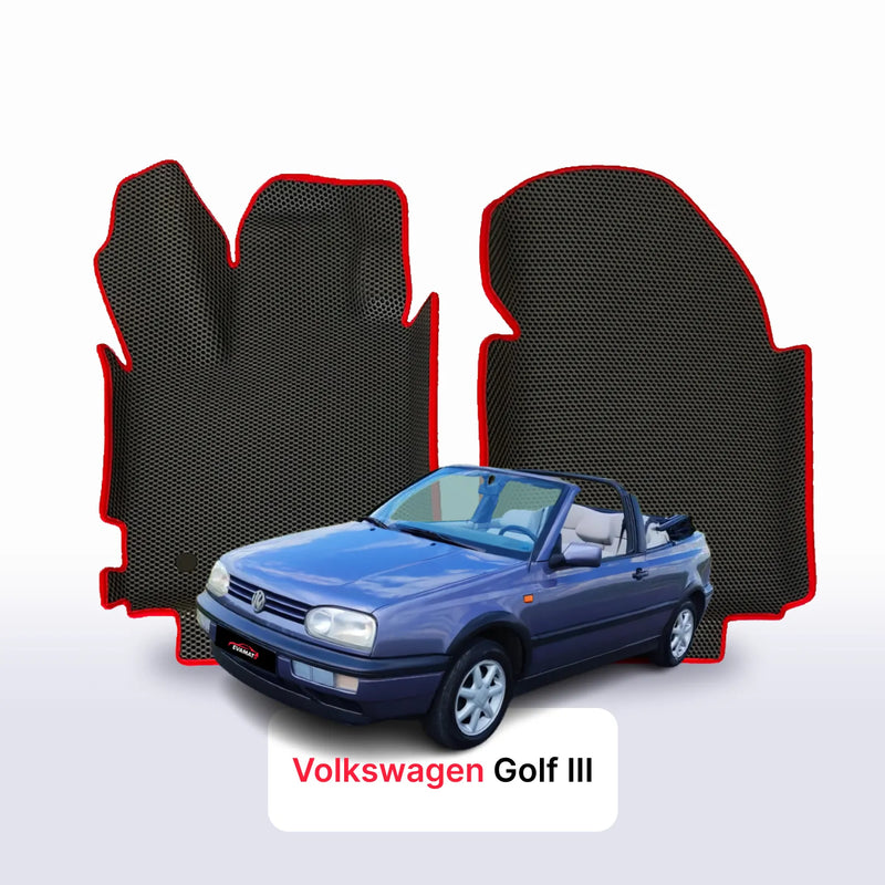 Car mats EVA for Volkswagen Golf(MK3) III gen 1991-2003 year CABRIO
