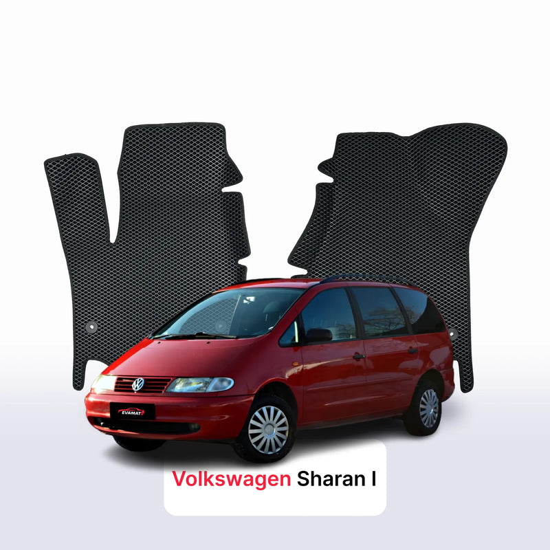 Car mats EVA for Volkswagen Sharan pre-facelift I gen 1995-2000 year MINIVAN