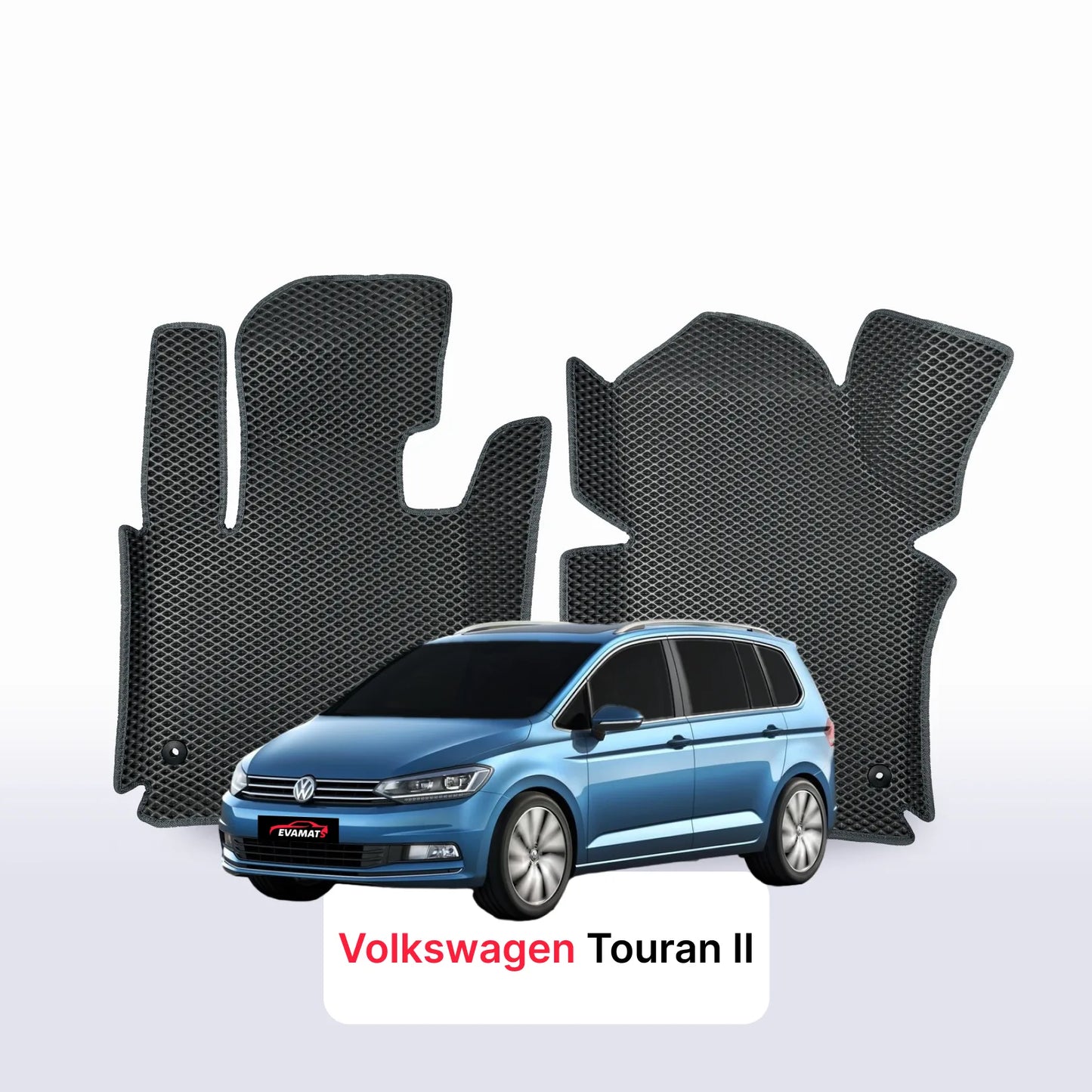 Car mats EVA for Volkswagen Touran II gen 2015-2027 year MINIVAN