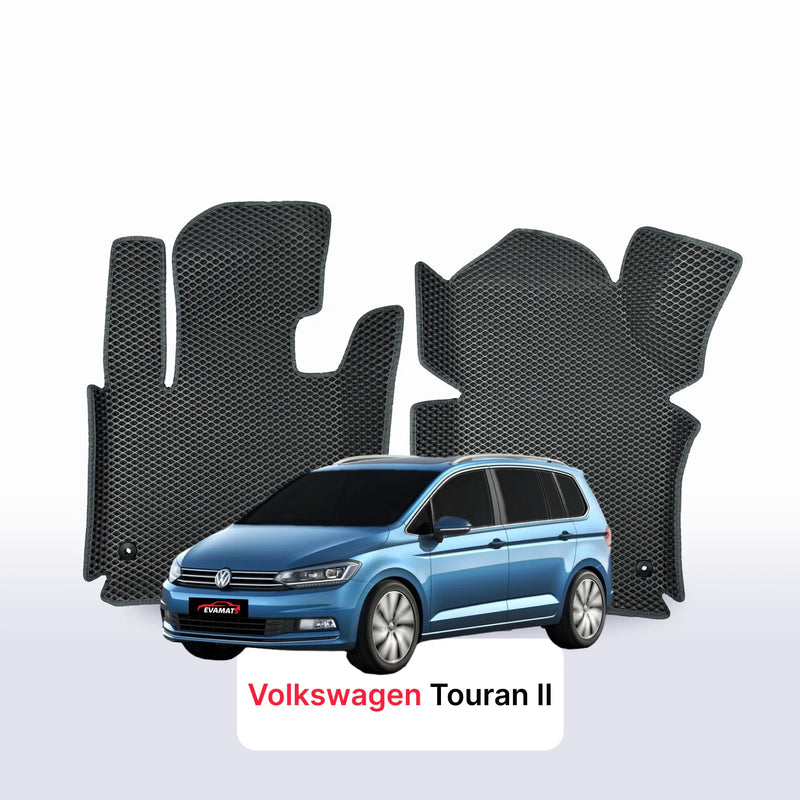 Car mats EVA for Volkswagen Touran II gen 2015-2027 year MINIVAN