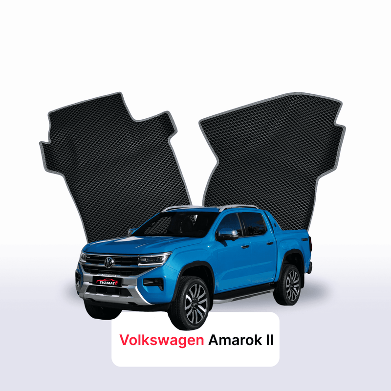 Car mats EVA for Volkswagen Amarok II gen 2022-2028 year PICK-UP double cabin