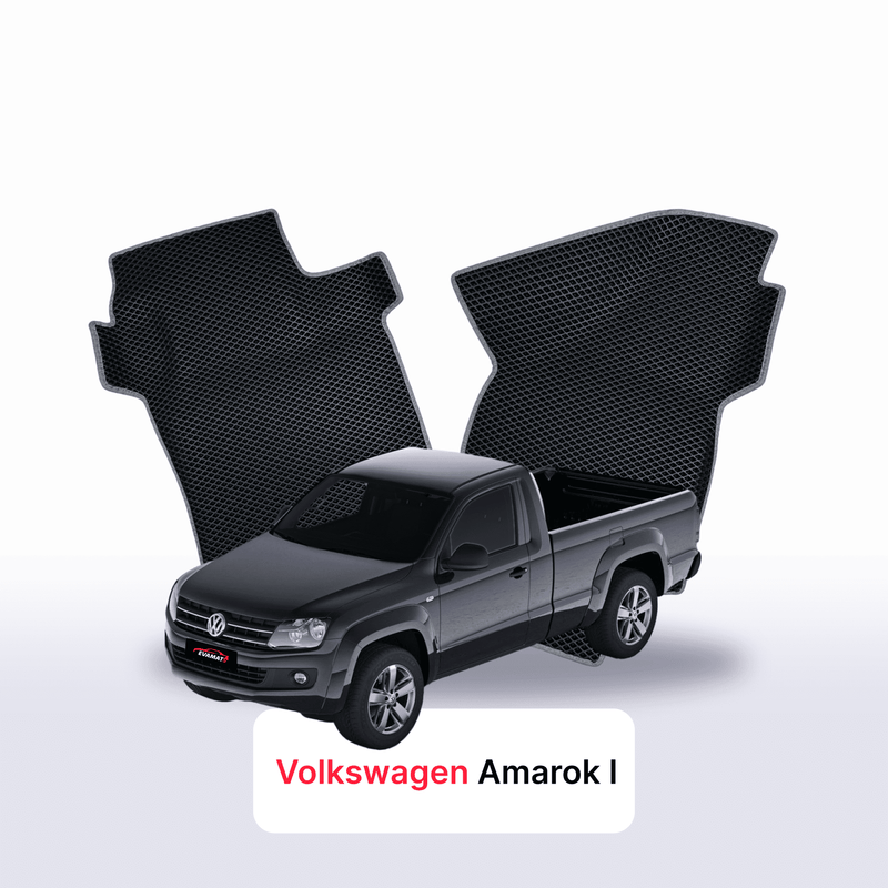 Car mats EVA for Volkswagen Amarok I gen 2010-2016 year PICK-UP single cabin