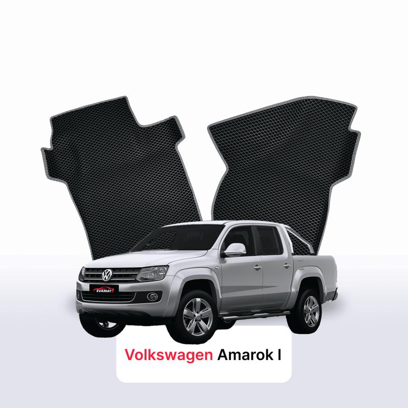 Car mats EVA for Volkswagen Amarok I gen 2010-2022 year PICK-UP double cabin